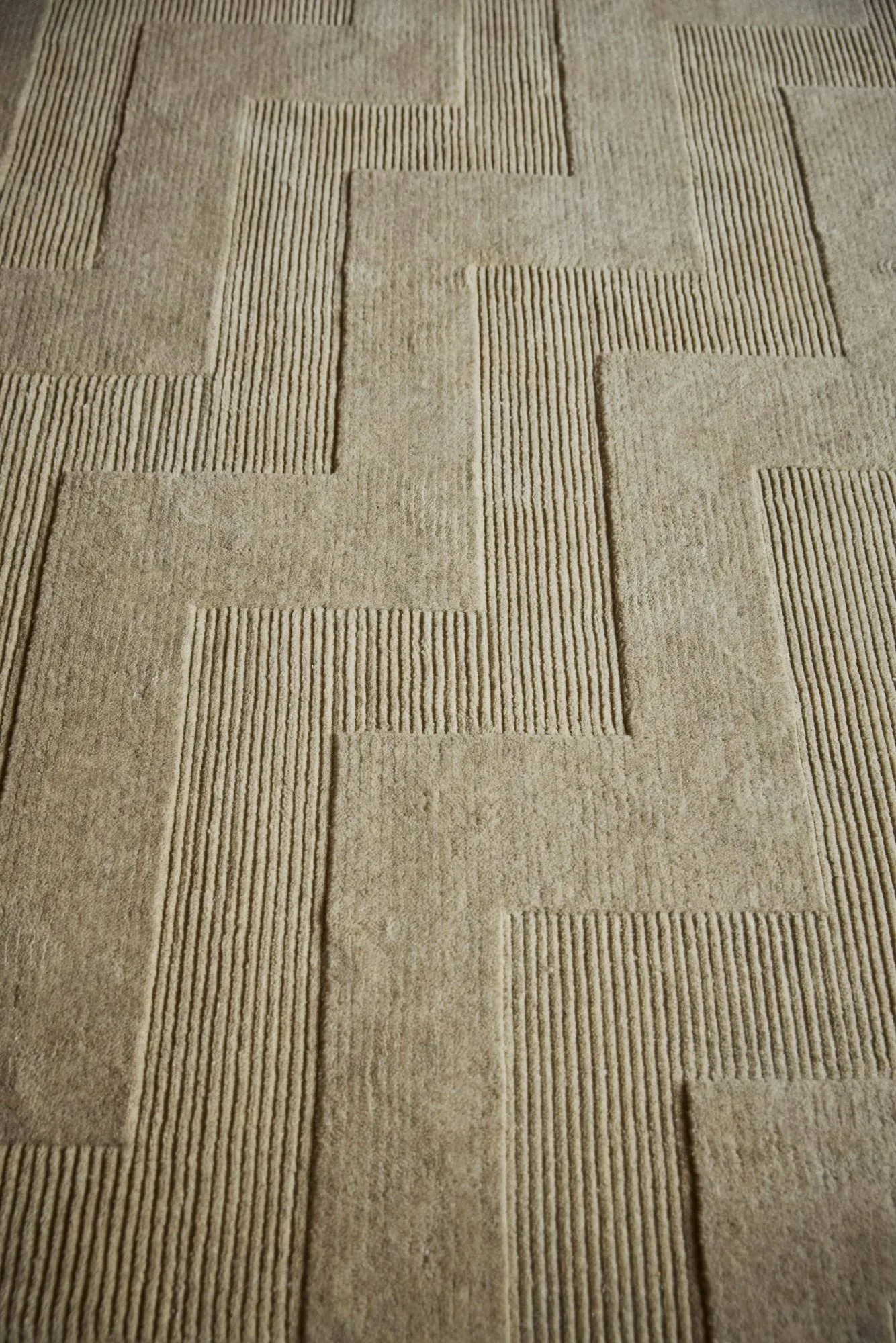 Valmont Wollteppich, Beige-Melange, 250×350 cm Tinted