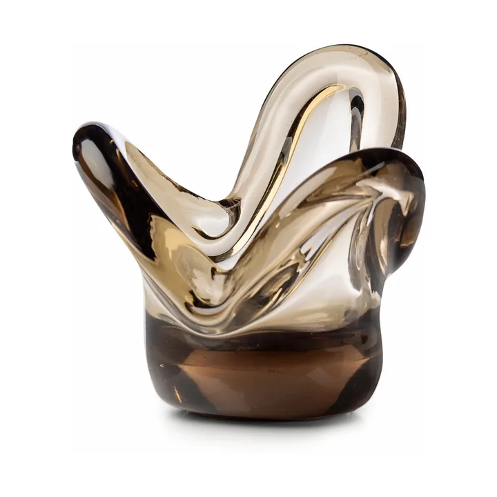 Visser Teelichthalter - Brown - Tinted