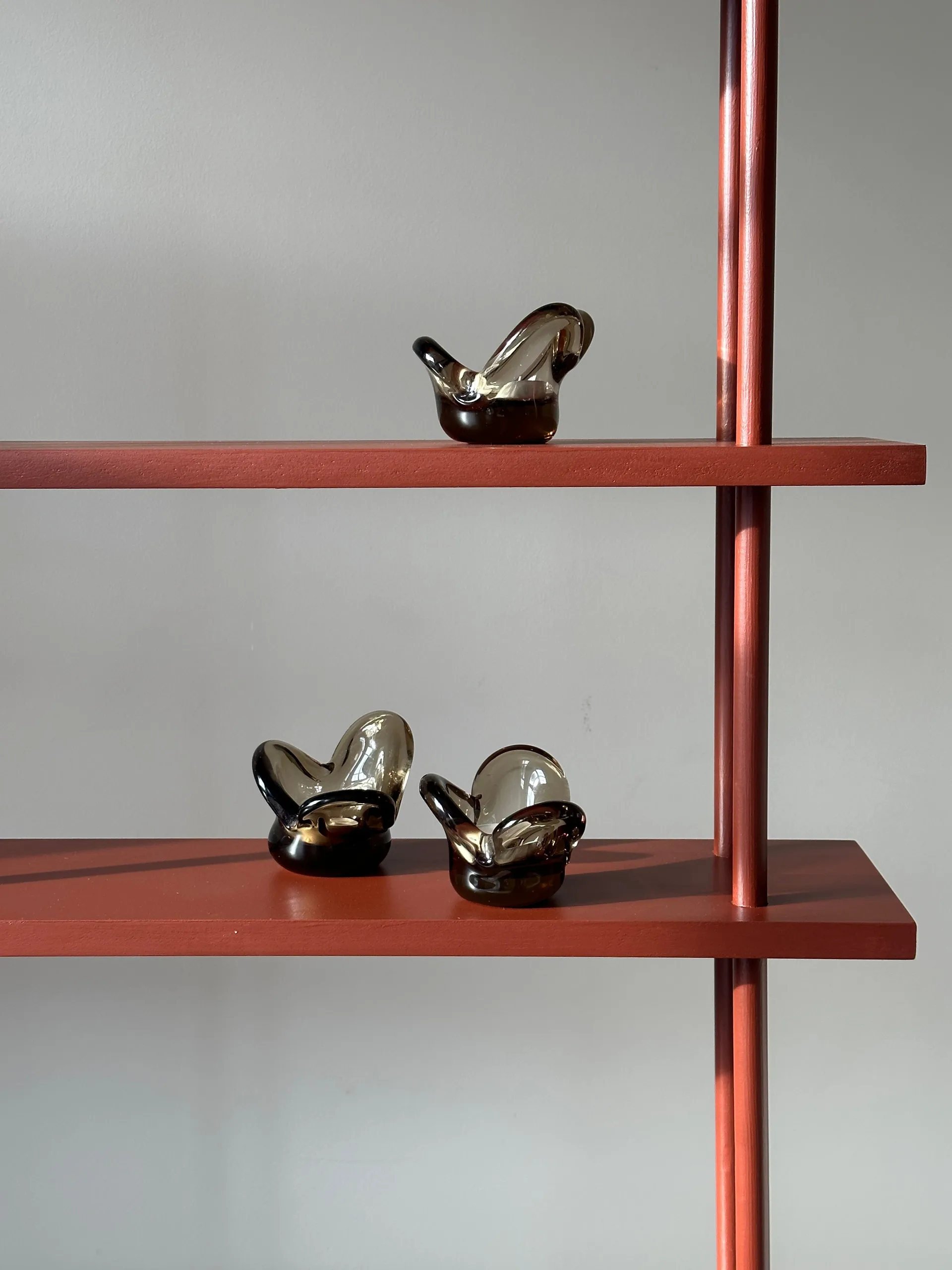 Visser Teelichthalter, Brown Tinted