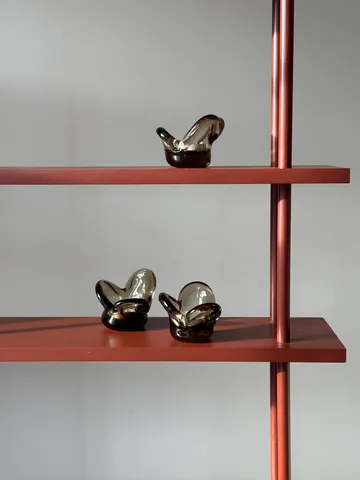 Visser Teelichthalter - Brown - Tinted