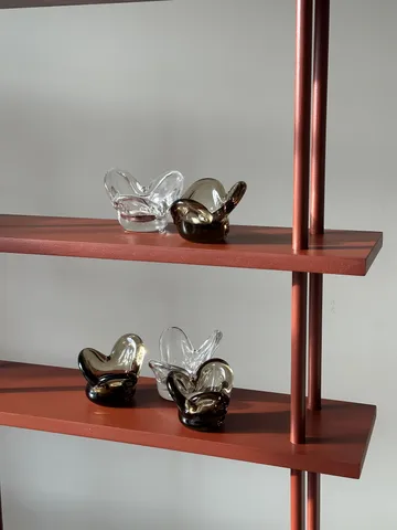 Visser Teelichthalter - Clear - Tinted