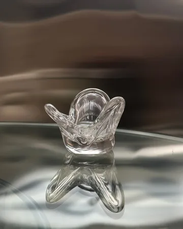 Visser Teelichthalter - Clear - Tinted