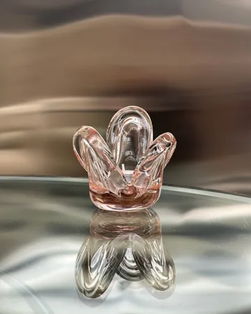 Visser Teelichthalter - Pink - Tinted