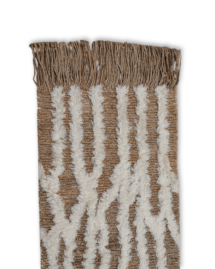 Wahl Flurteppich Jute 80x250 cm - Brown-offwhite - Tinted