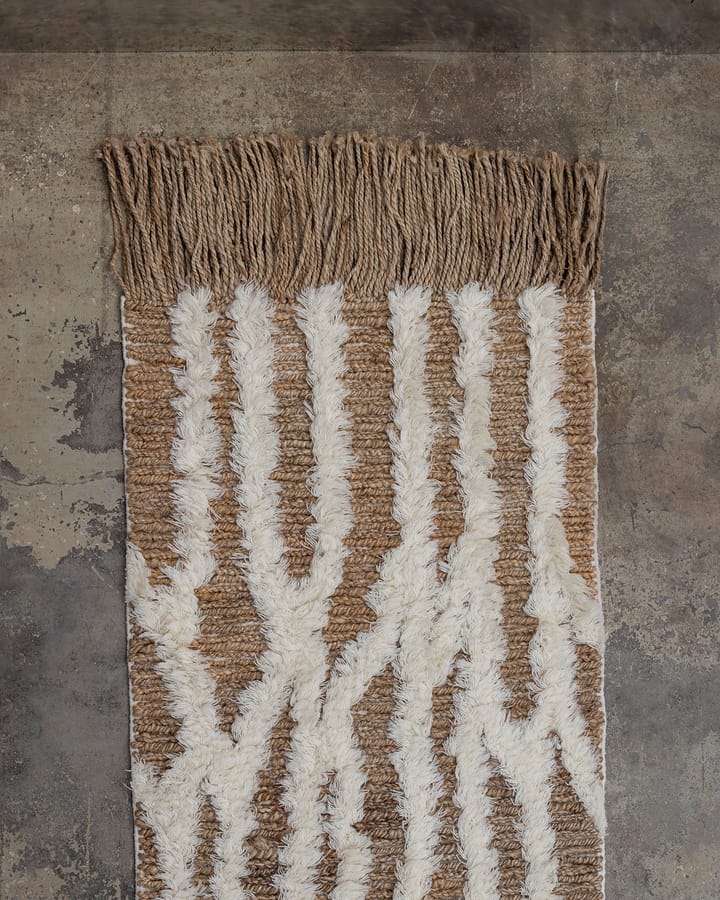 Wahl Flurteppich Jute 80x300 cm - Brown-offwhite - Tinted