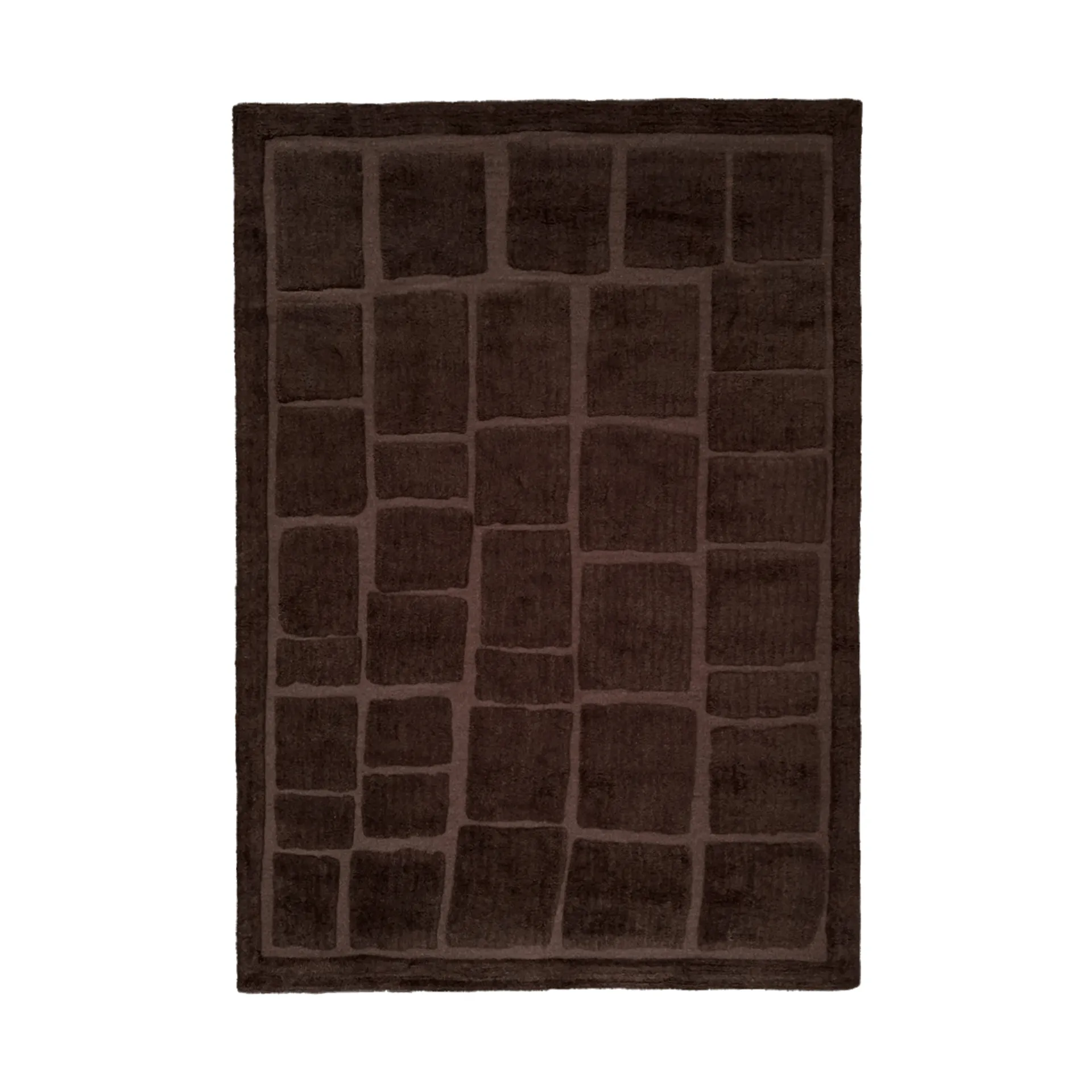 Wandel Wollteppich, Brown, 200x300 cm Tinted