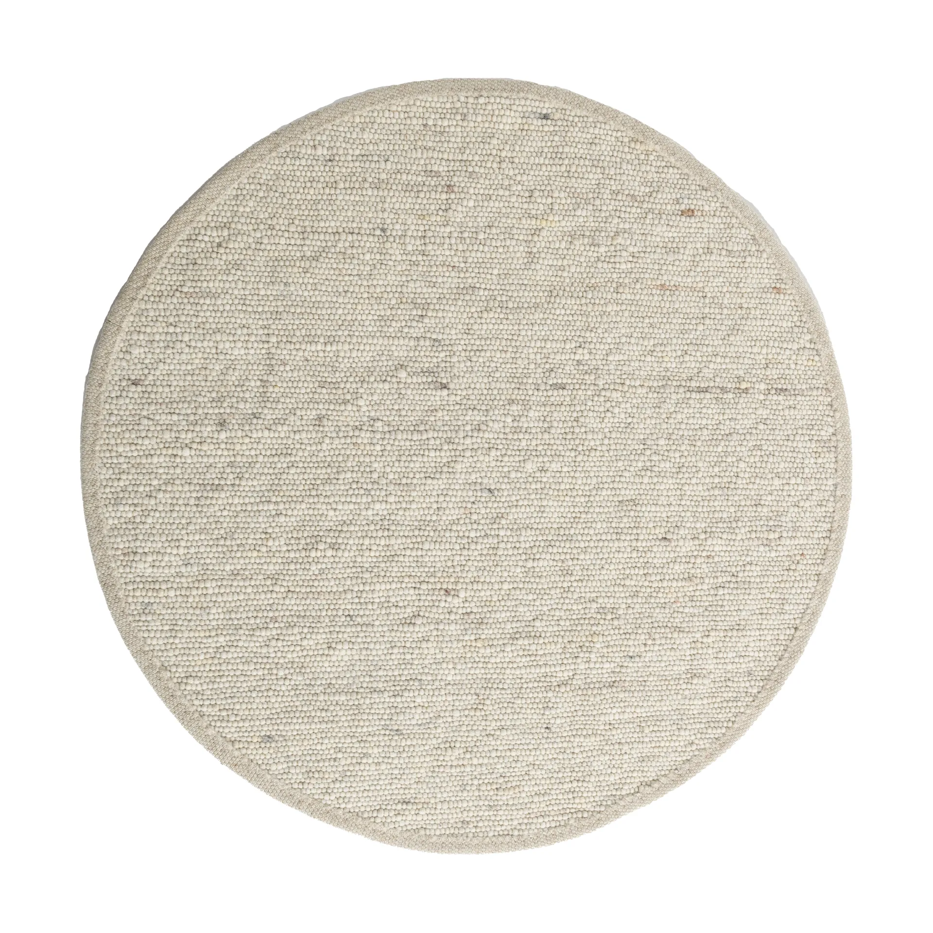 Sierrafil runder Teppich, Natural white nr. 11, Ø170 cm Tisca