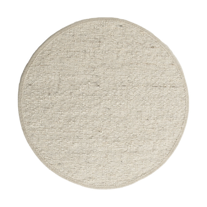 Sierrafil runder Teppich - Natural white nr. 11, Ø200 cm - Tisca