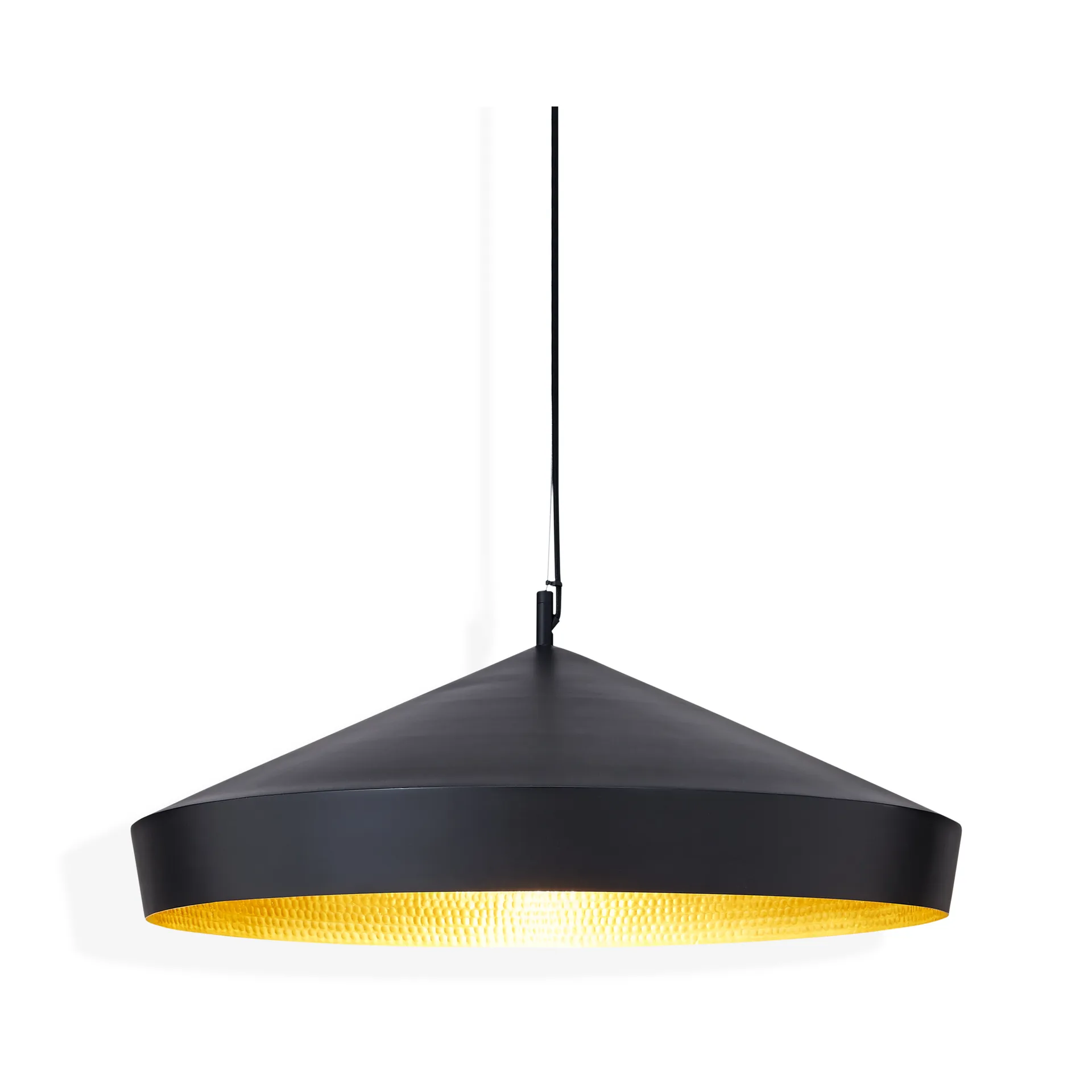 Beat Flat Pendelleuchte LED Ø56,5 cm, Black Tom Dixon
