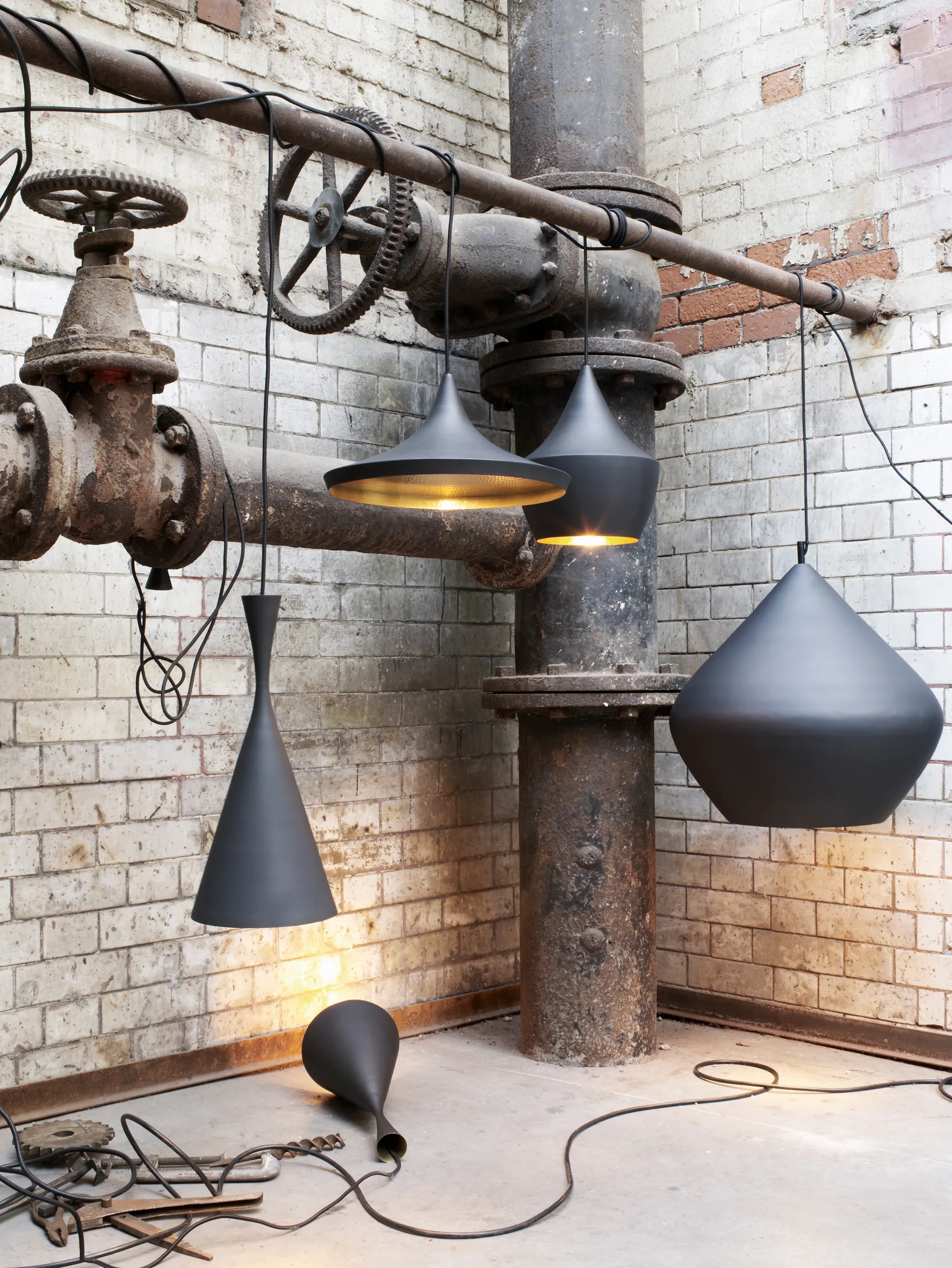 Beat Stout Pendelleuchte LED Ø52 cm, Black Tom Dixon