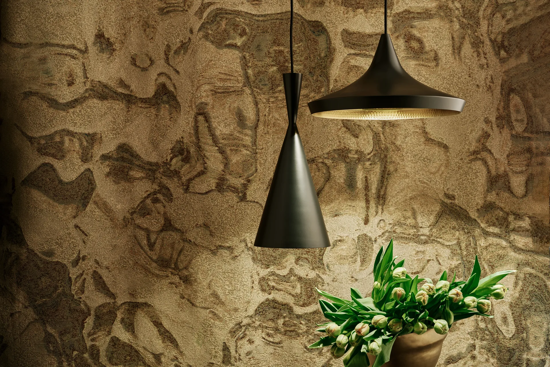 Beat Tall Pendelleuchte, Black Tom Dixon