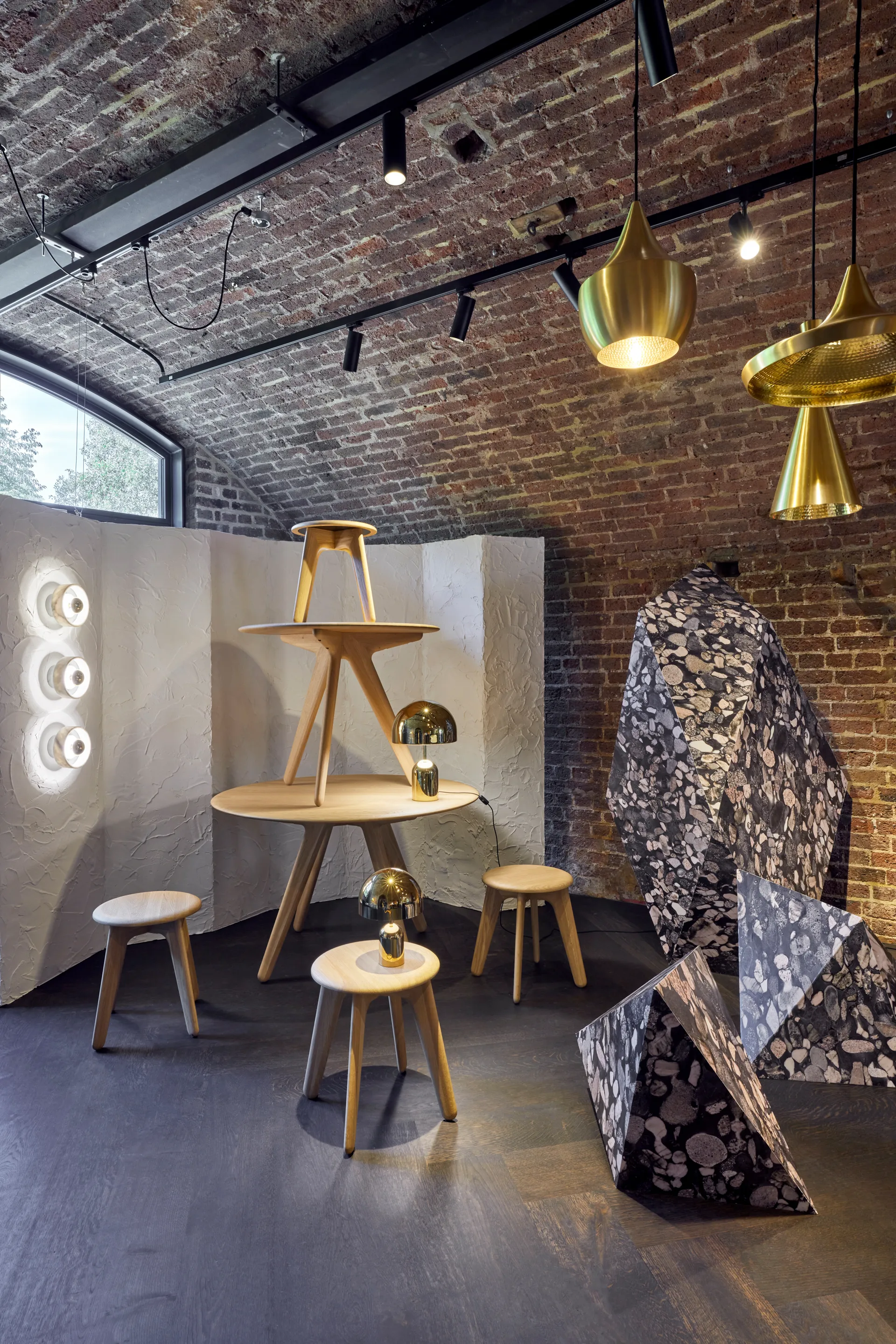 Beat Tall Pendelleuchte, Brass Tom Dixon