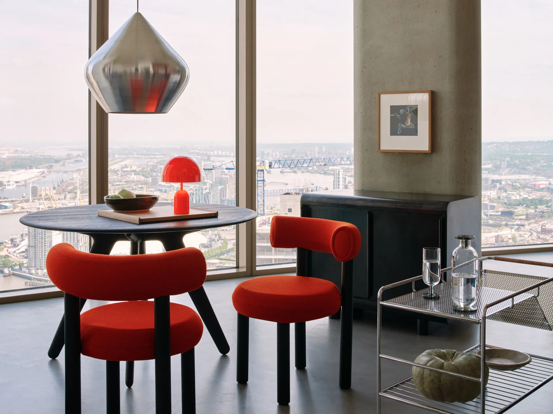 Beat Unbeaten stout Lampenschirm Ø52 cm, Aluminium Tom Dixon