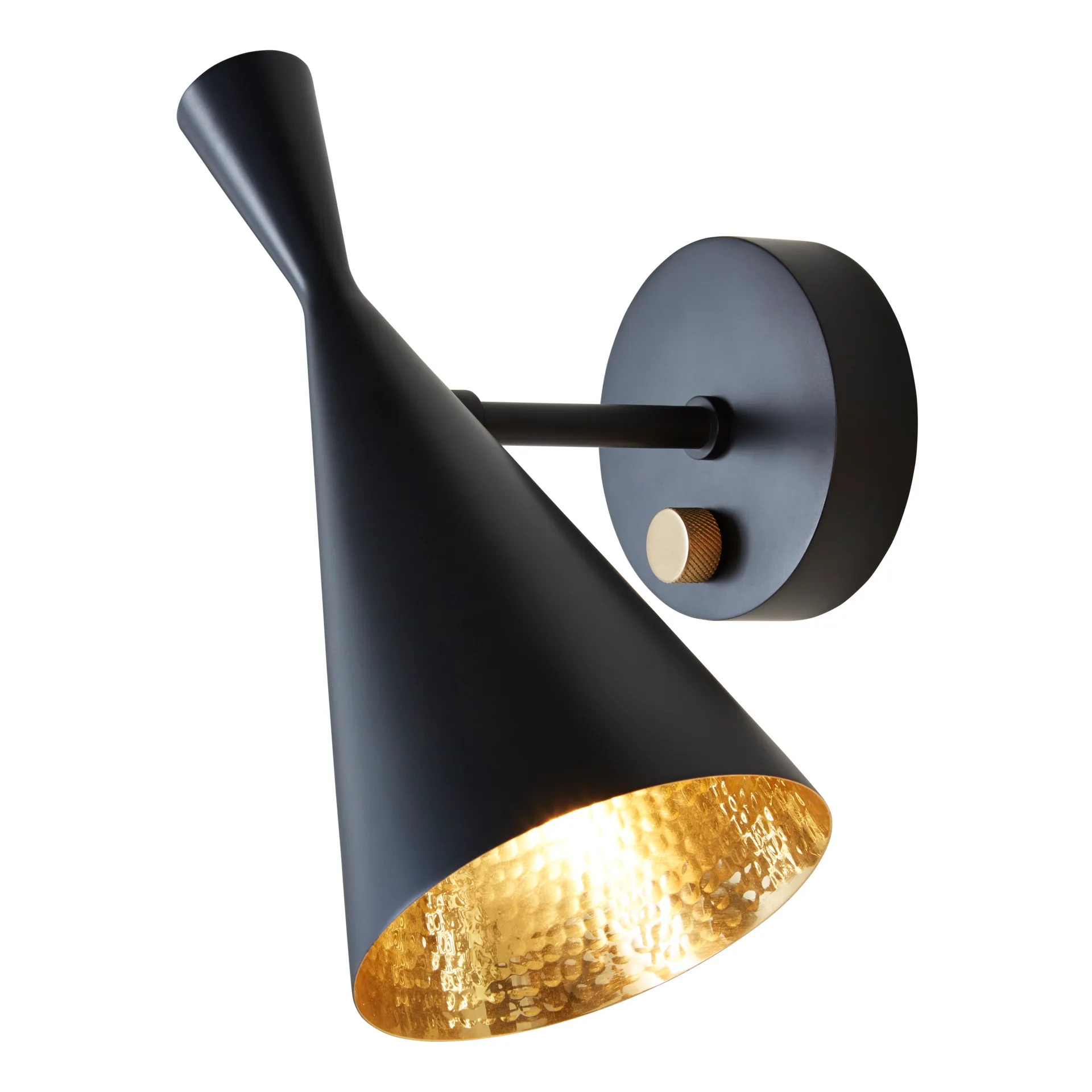 Beat Wandleuchte, Schwarz Tom Dixon