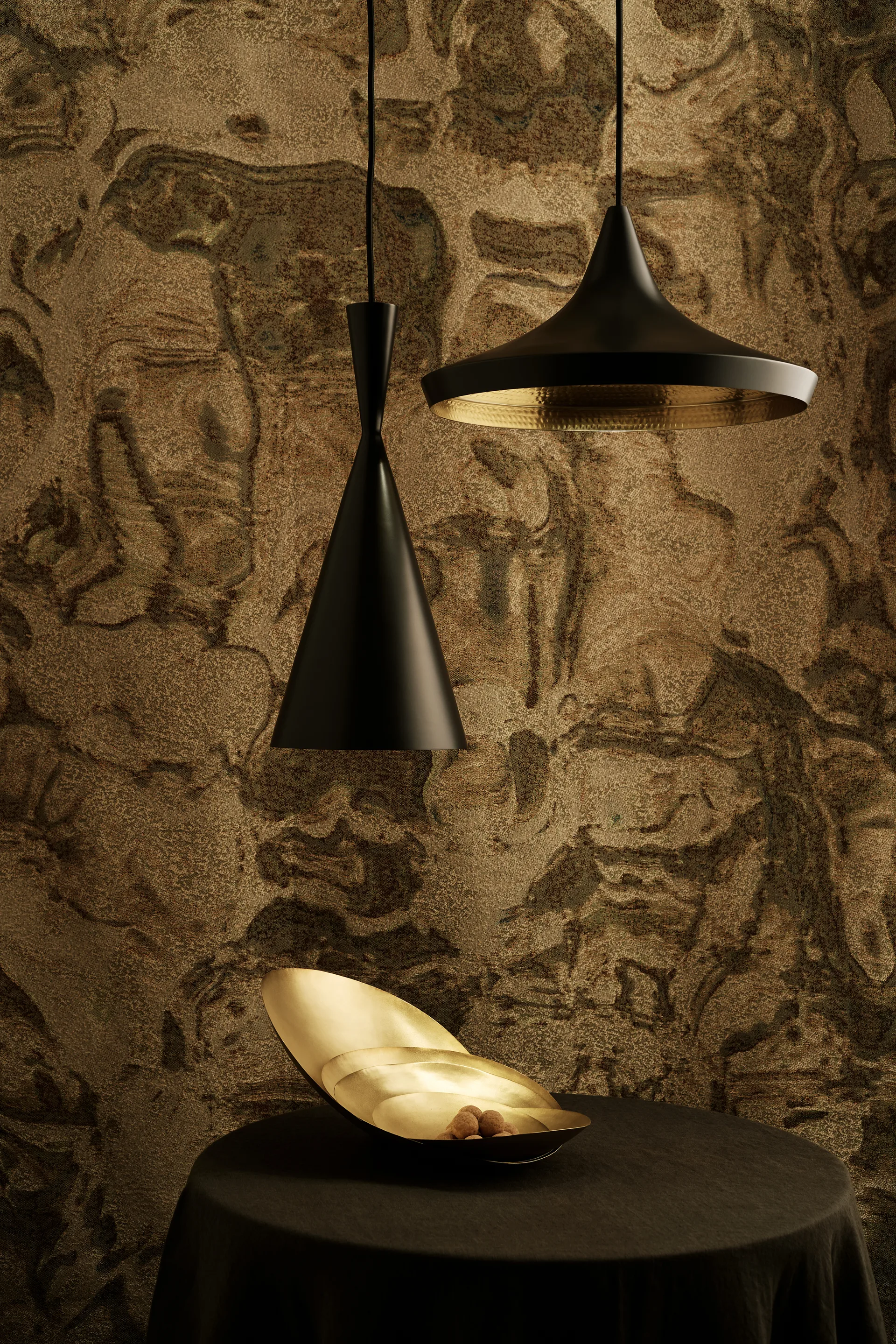 Beat Wide Pendelleuchte LED Ø36 cm, Black Tom Dixon