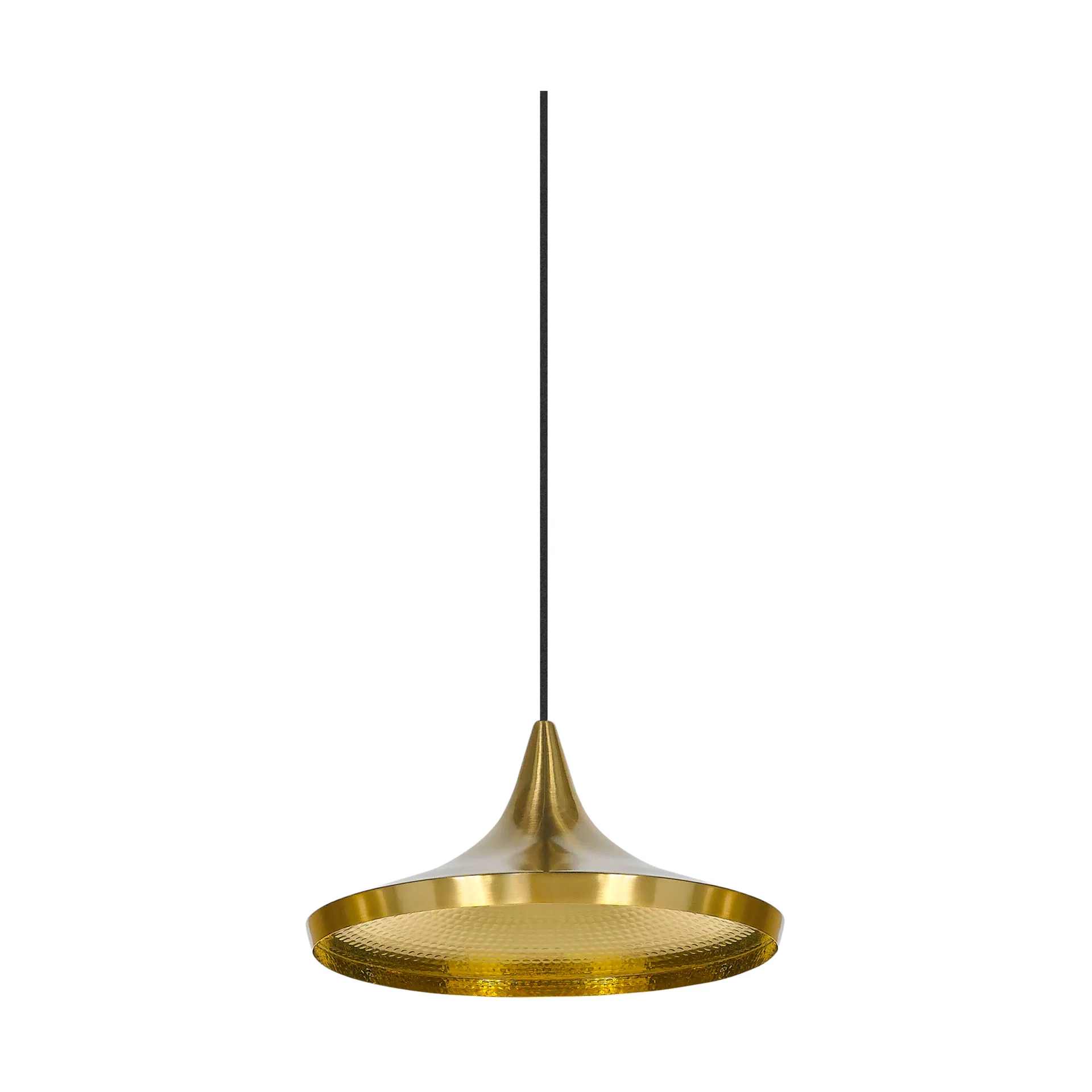 Beat Wide Pendelleuchte LED Ø36 cm, Brass Tom Dixon