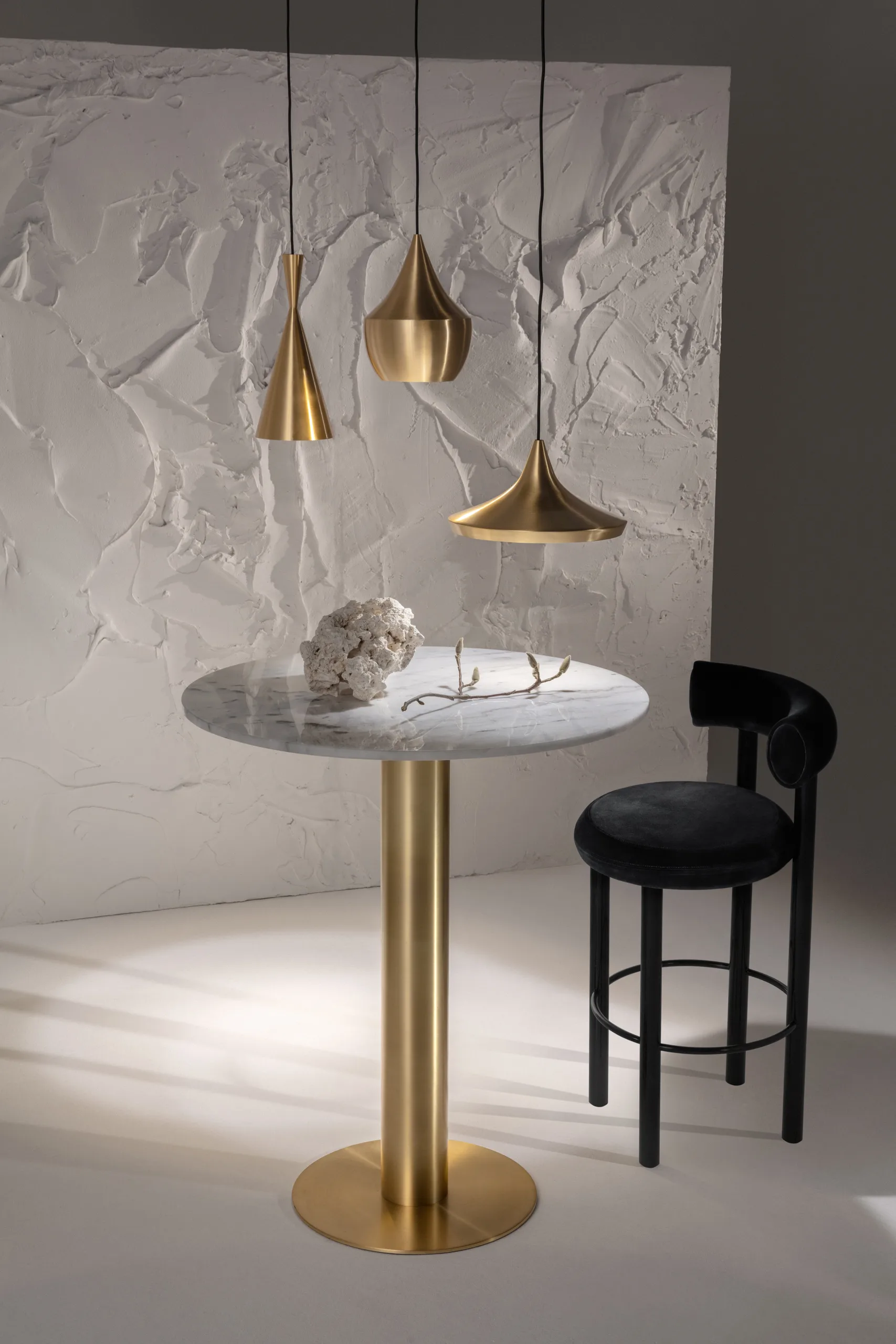 Beat Wide Pendelleuchte LED Ø36 cm, Brass Tom Dixon