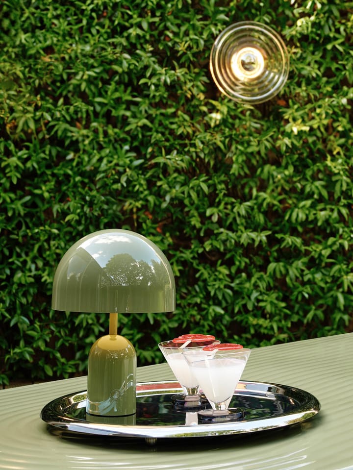 Bell Portable LED Tischleuchte 28cm, Moos Tom Dixon