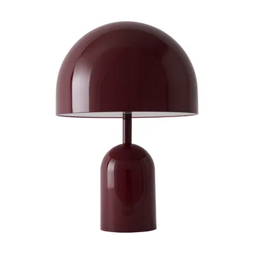 Bell tragbare LED-Tischlampe 28 cm v.2 - Burgunderrot - Tom Dixon