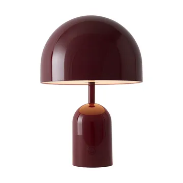 Bell tragbare LED-Tischlampe 28 cm v.2 - Burgunderrot - Tom Dixon