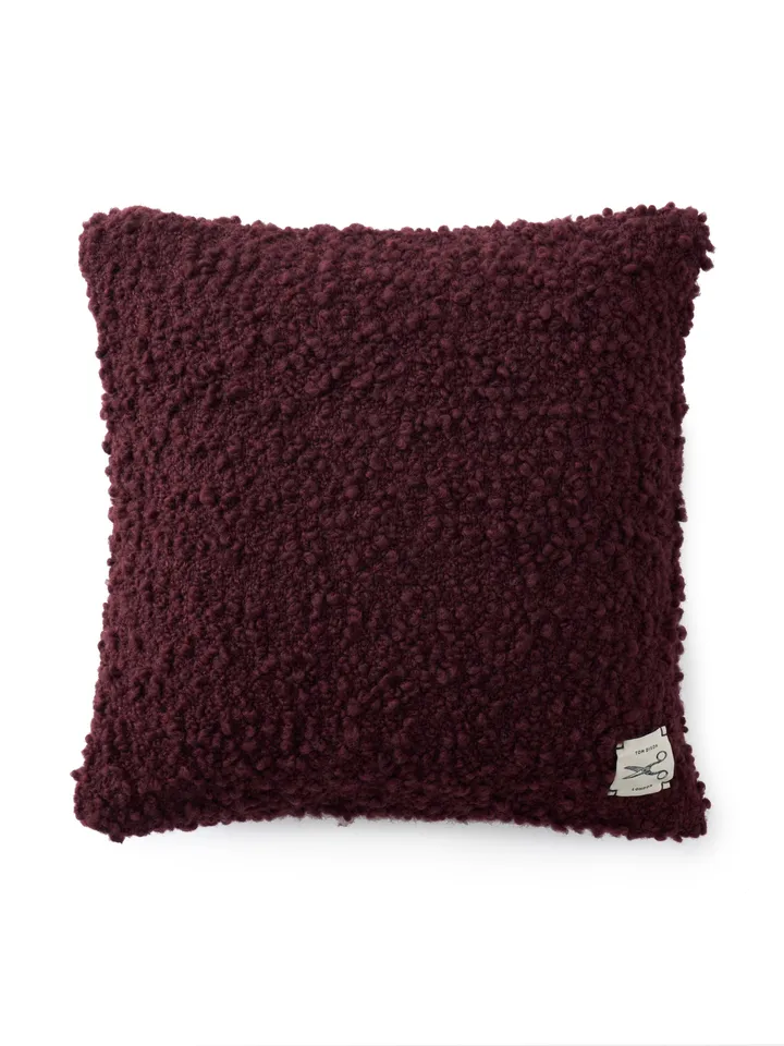 Bobble Kissen 45x45 cm - Burgundy - Tom Dixon