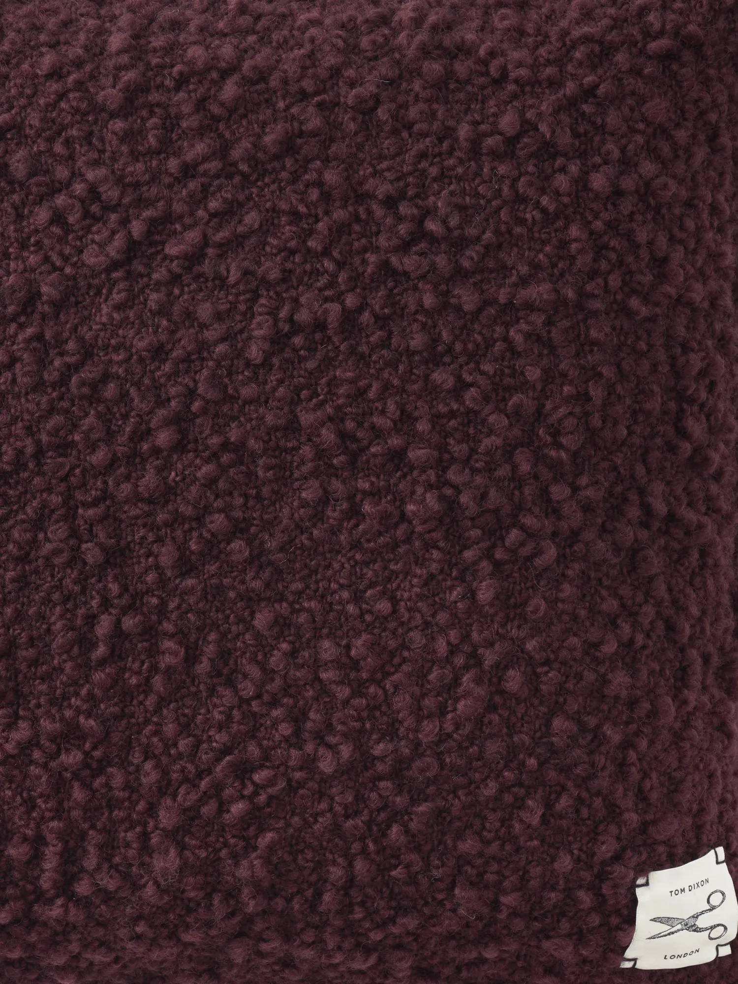 Bobble Kissen 45x45 cm, Burgundy Tom Dixon