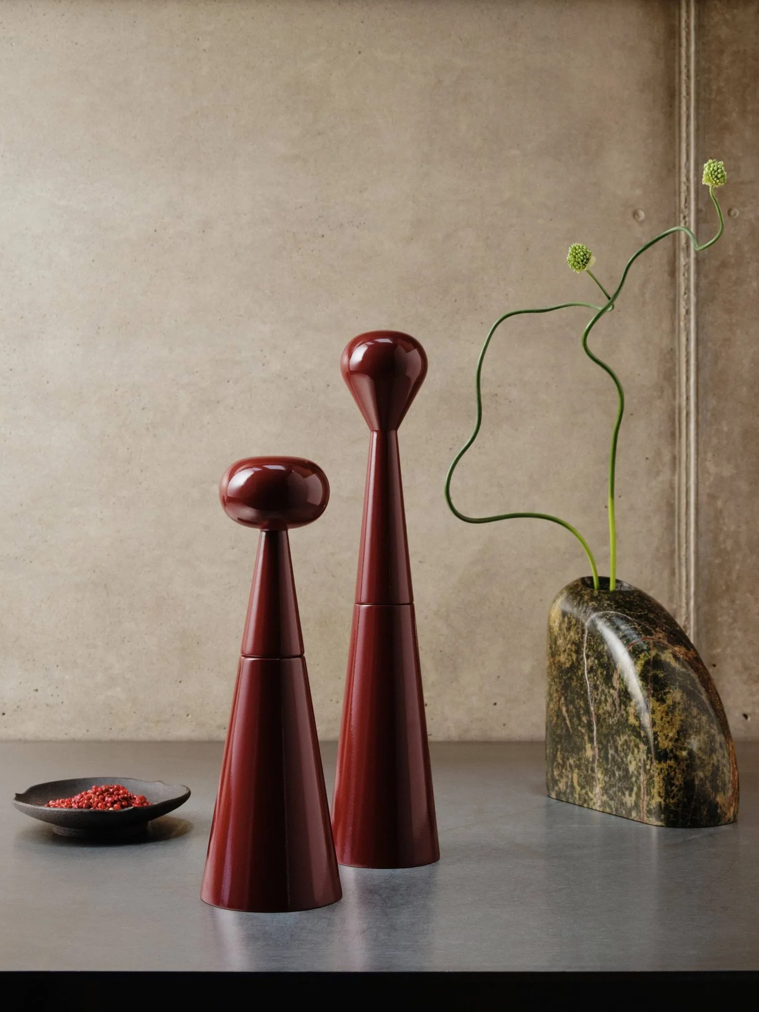 Brew Tall Gewürzmühle 33 cm, Burgundy Tom Dixon