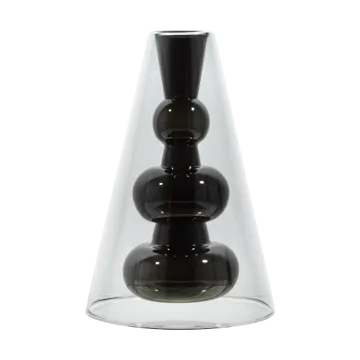 Bump Cone Vase - Black - Tom Dixon