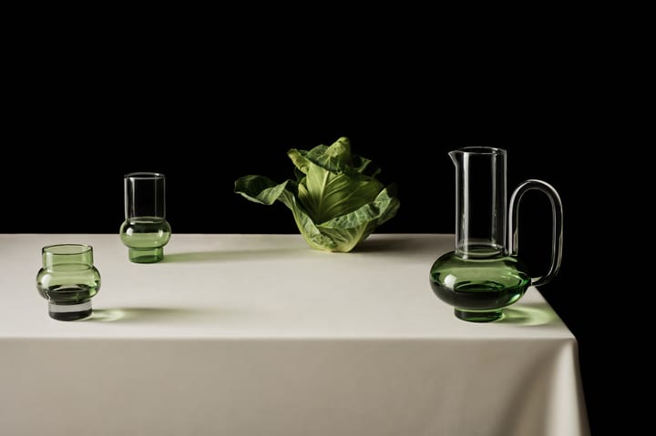 Bump Tall Trinkglas 2er-Pack, Green Tom Dixon