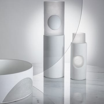 Carved Vase hoch - Weiß - Tom Dixon