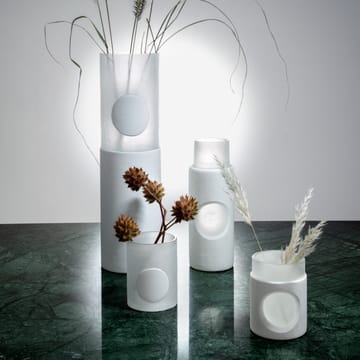 Carved Vase hoch - Weiß - Tom Dixon