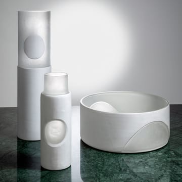 Carved Vase klein - Weiß - Tom Dixon