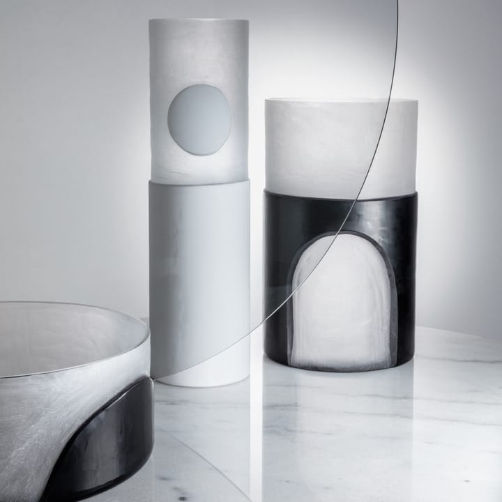 Carved Vase mittel - Schwarz - Tom Dixon