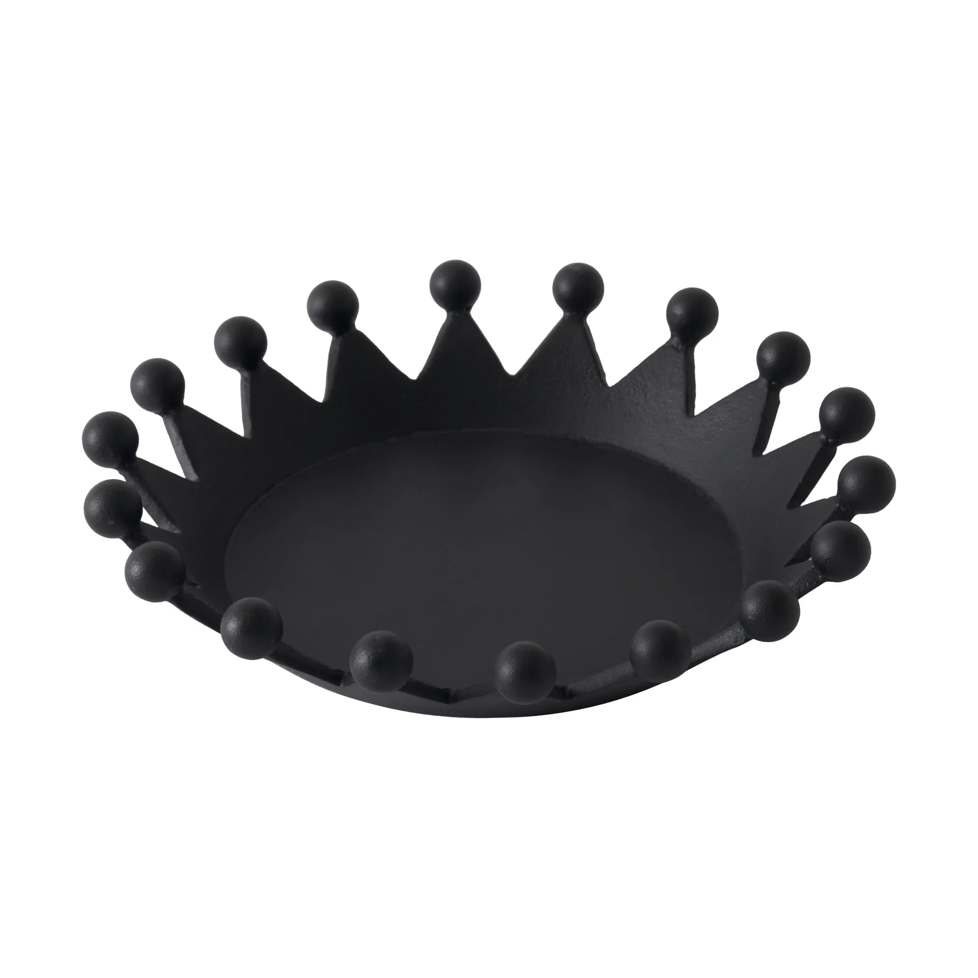 Cast Iron Crown Windlicht, Ø22x4,5 cm Tom Dixon