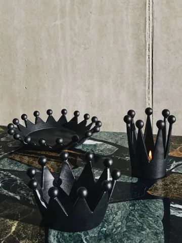 Cast Iron Crown Windlicht - Ø22x4,5 cm - Tom Dixon