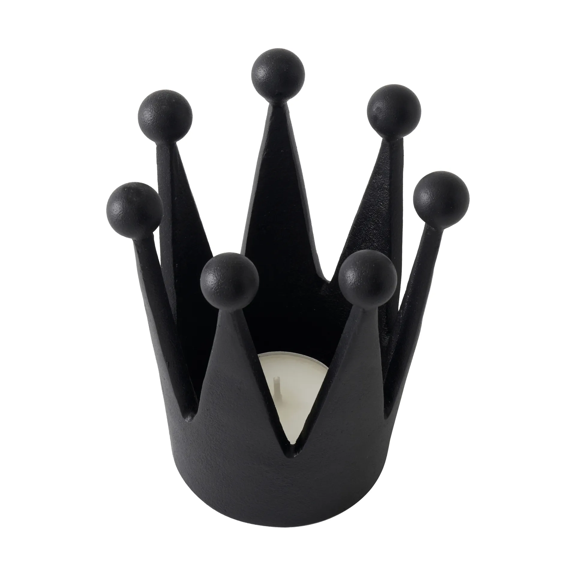 Cast Iron Crown Windlicht, Ø8,8x12,1 cm Tom Dixon