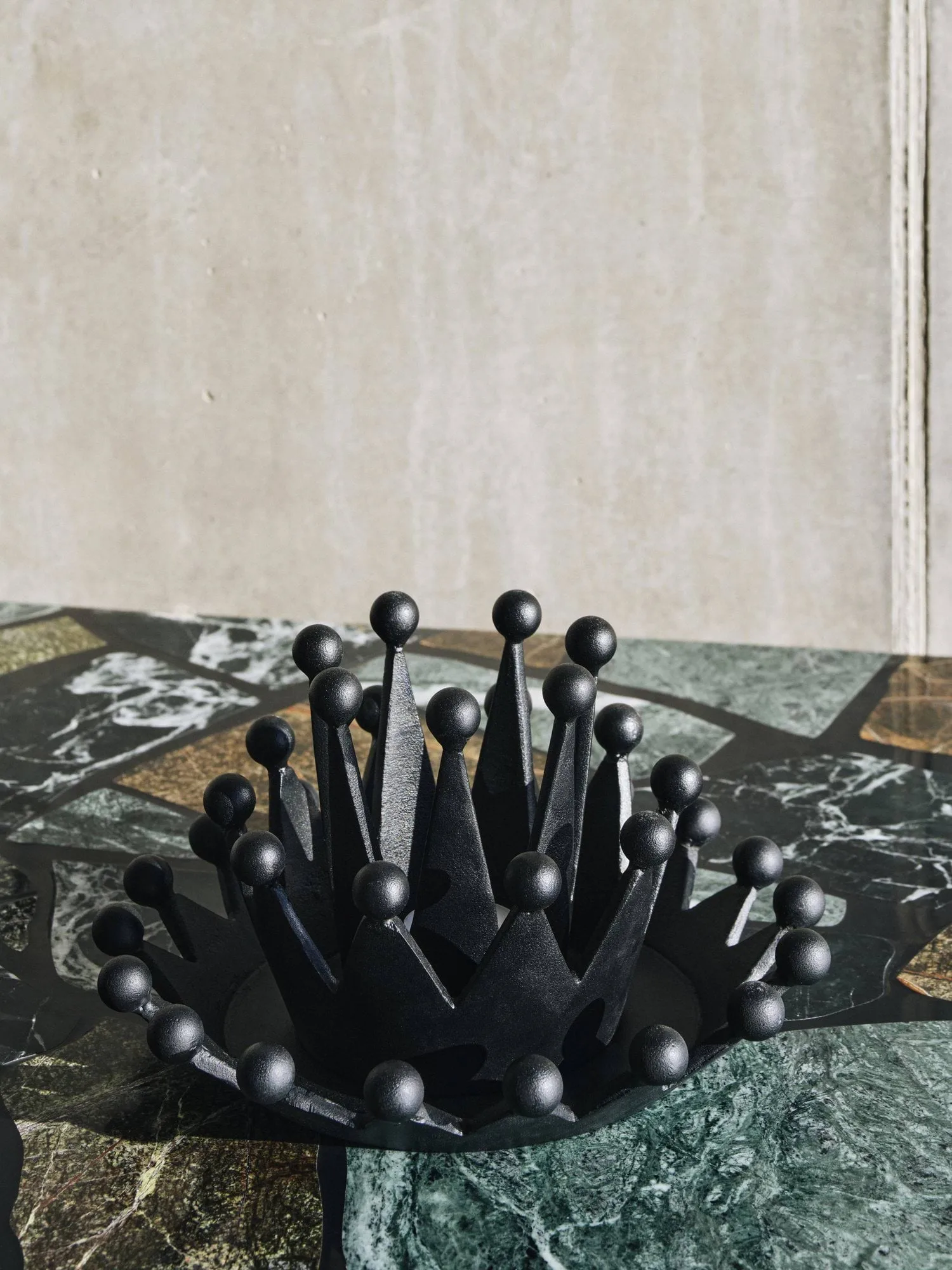 Cast Iron Crown Windlicht, Ø8,8x12,1 cm Tom Dixon