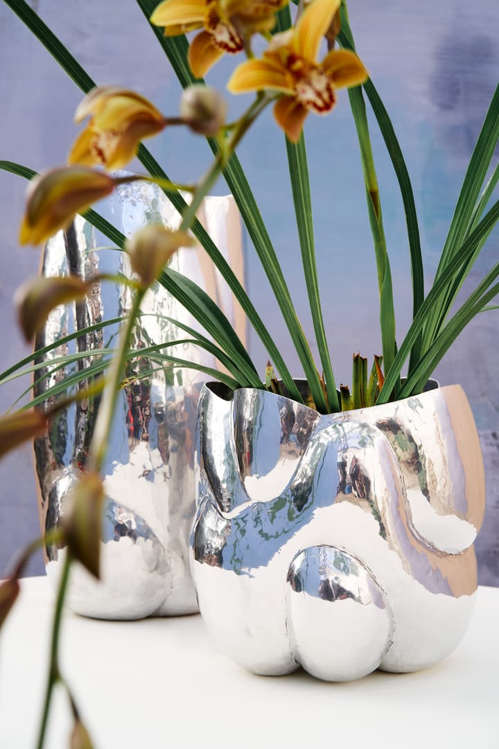 Cloud Vase niedrig, Silver Tom Dixon