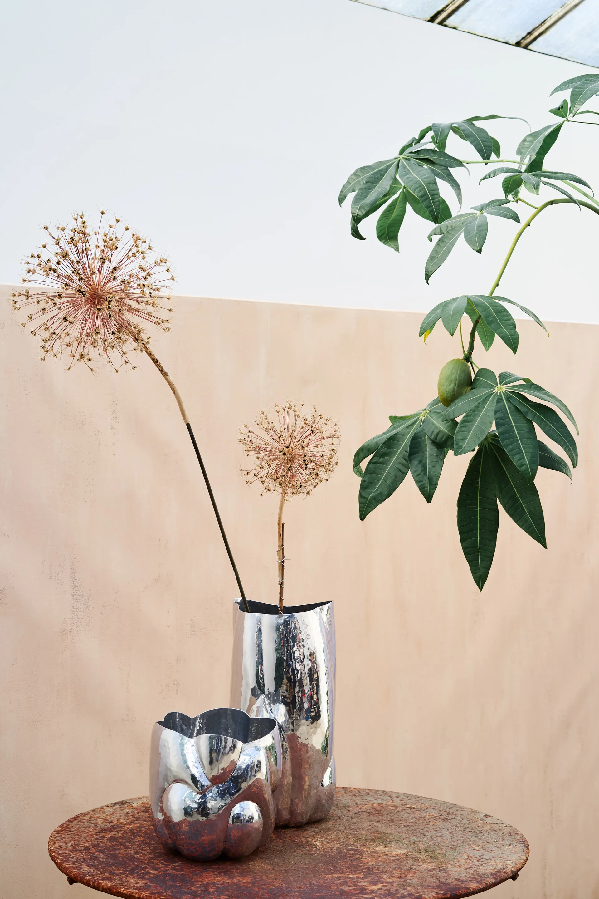 Cloud Vase niedrig, Silver Tom Dixon