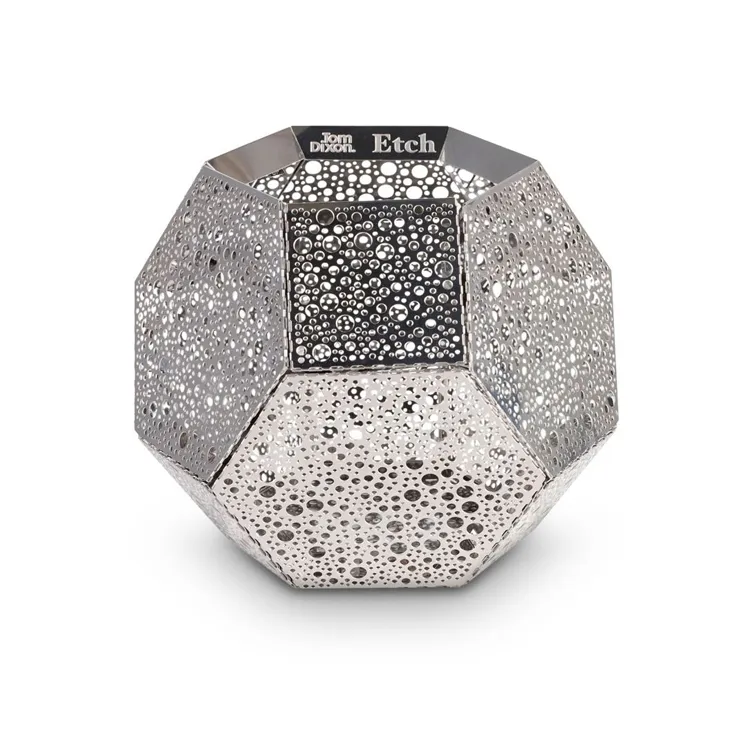 Etch Windlicht, Edelstahl Tom Dixon