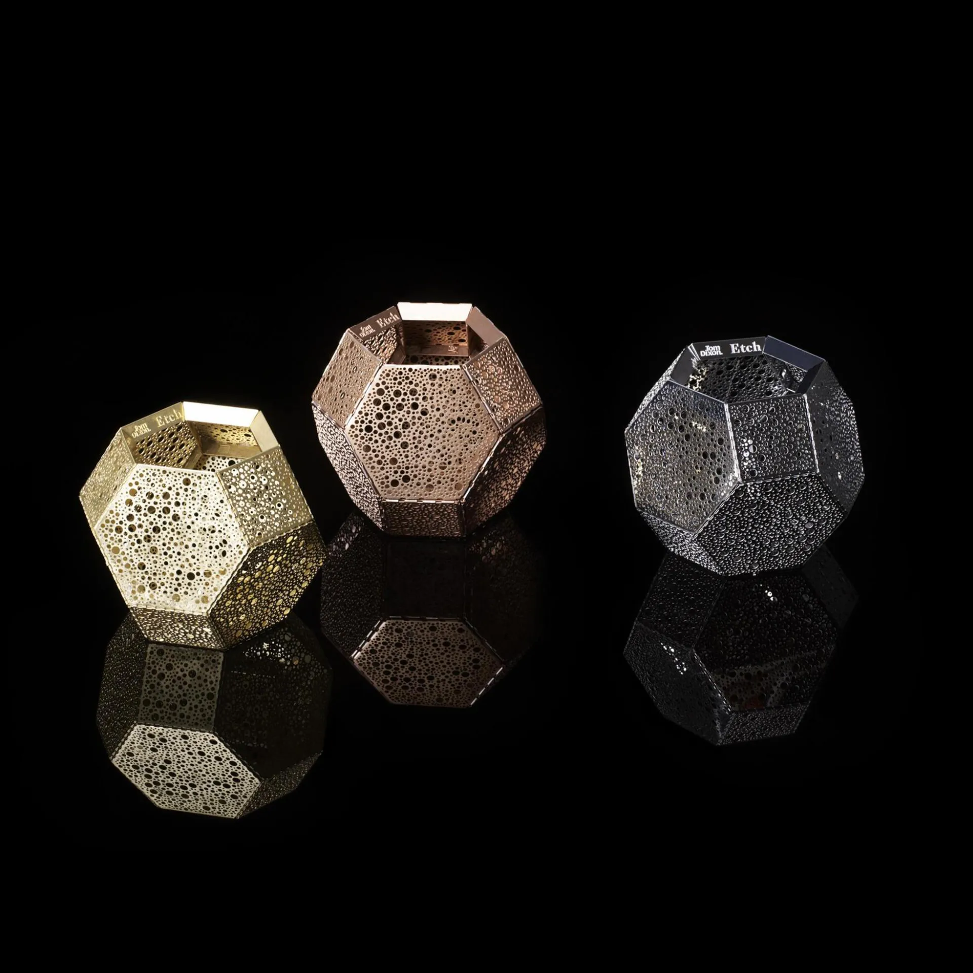 Etch Windlicht, Edelstahl Tom Dixon