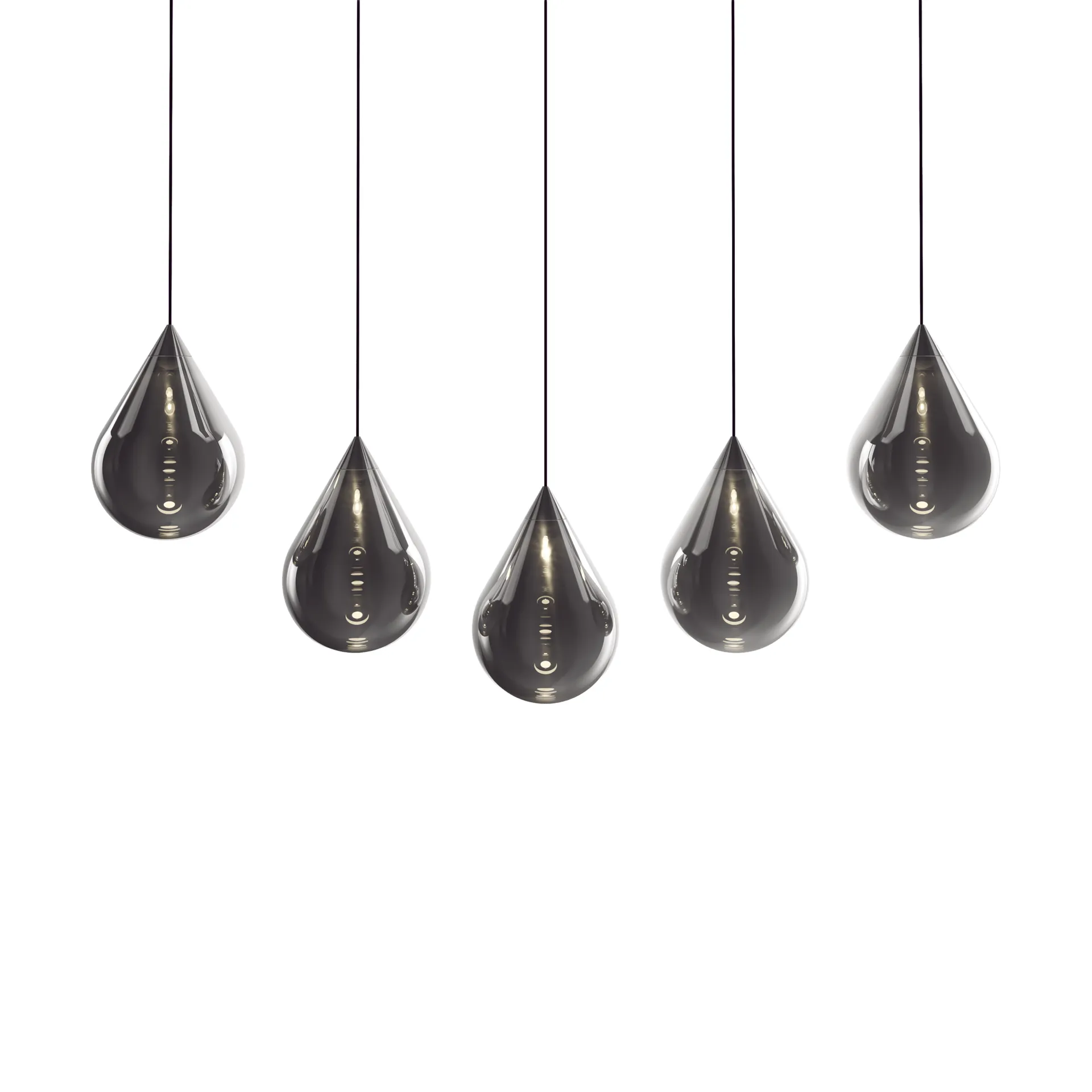 Flare Bead Pendelleuchte, Silber Tom Dixon