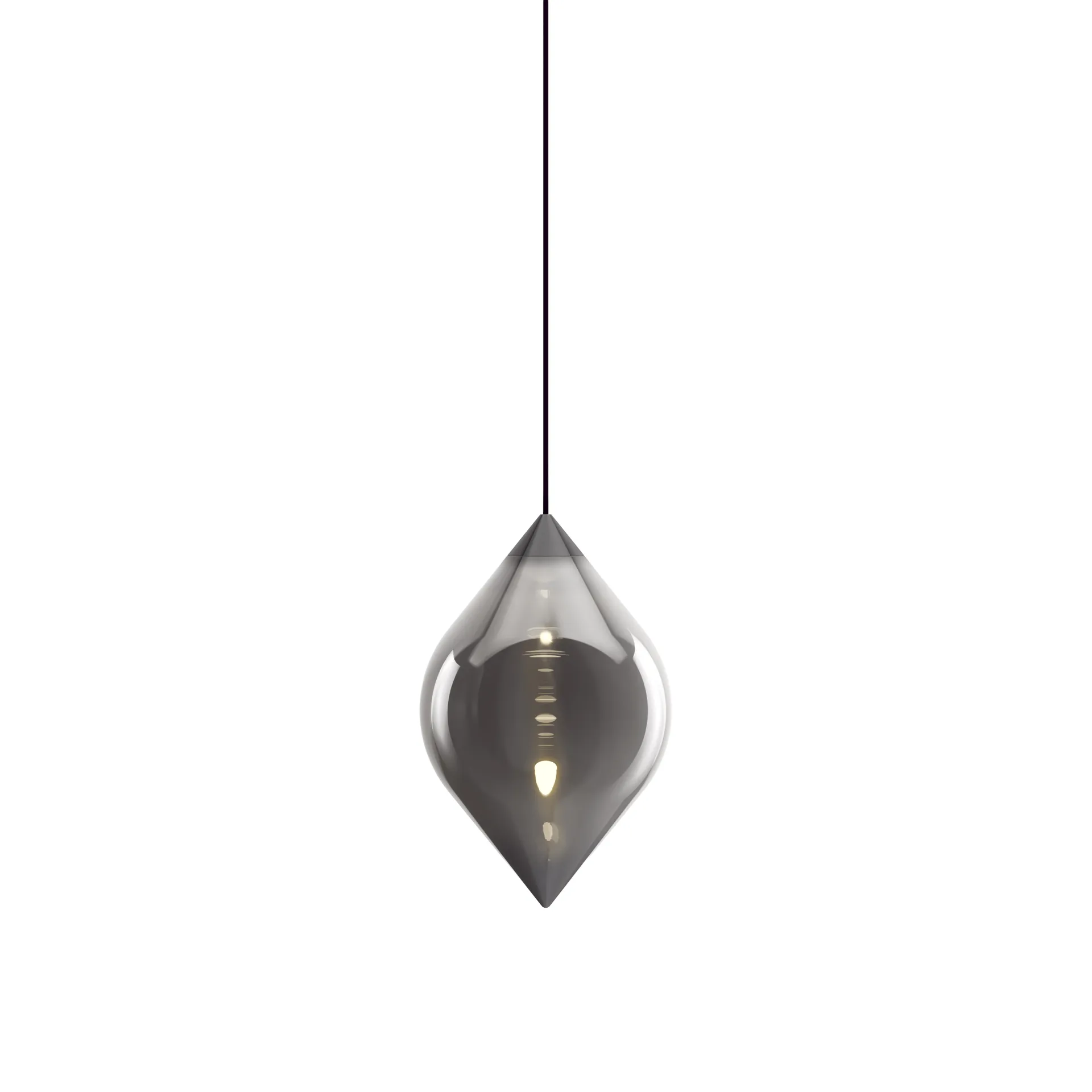 Flare Top Pendelleuchte, Silber Tom Dixon