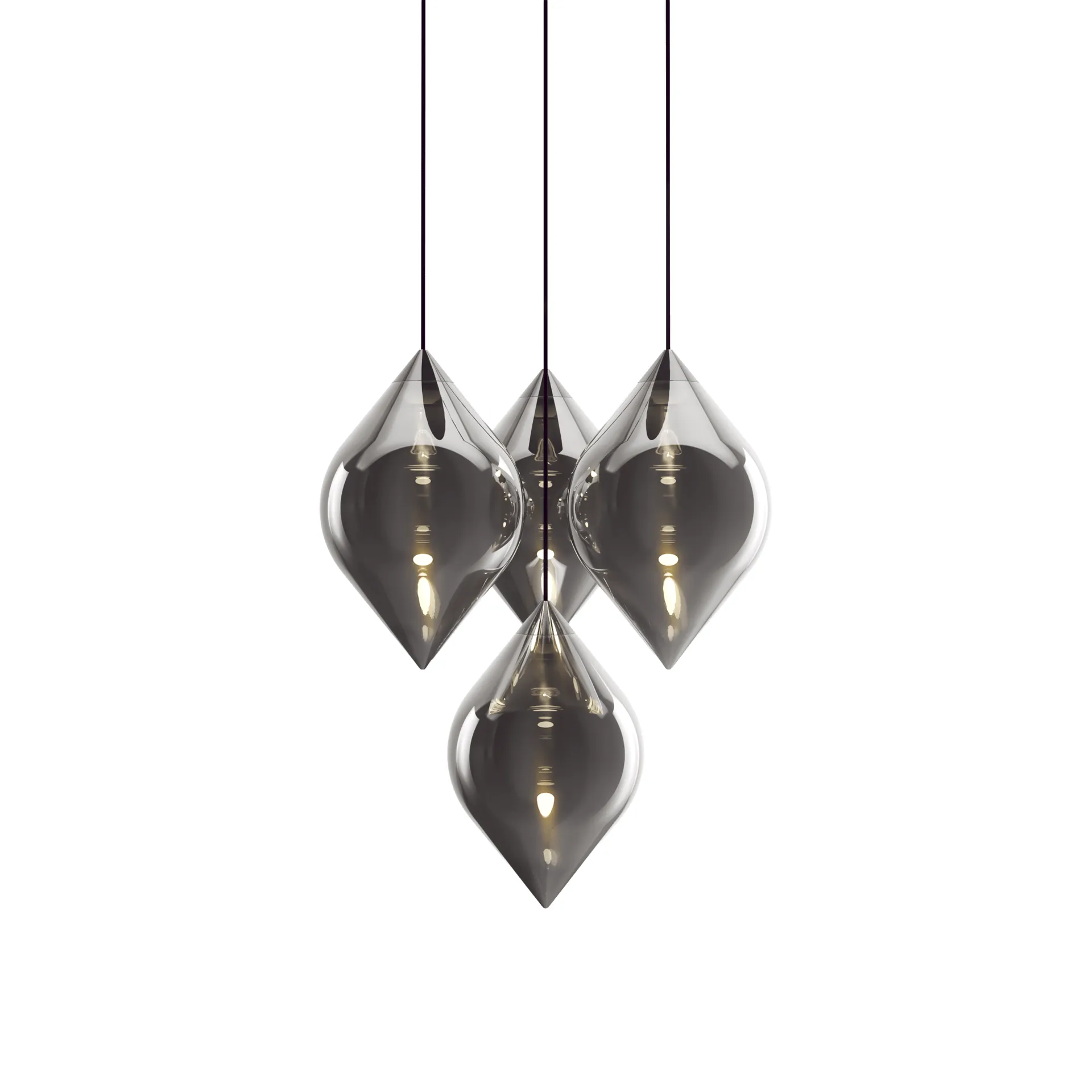 Flare Top Pendelleuchte, Silber Tom Dixon