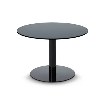Flash Couchtisch Ø60 cm - Schwarz-schwarzer Ständer - Tom Dixon