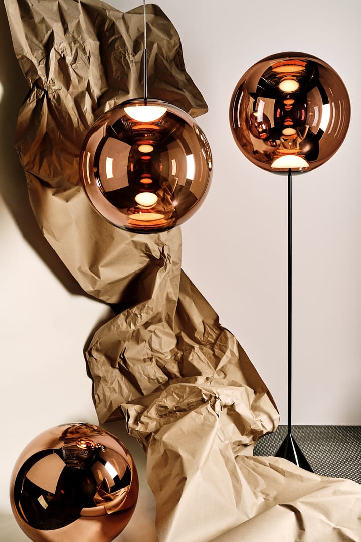 Globe Cone slim Stehleuchte LED 180 cm, Copper Tom Dixon