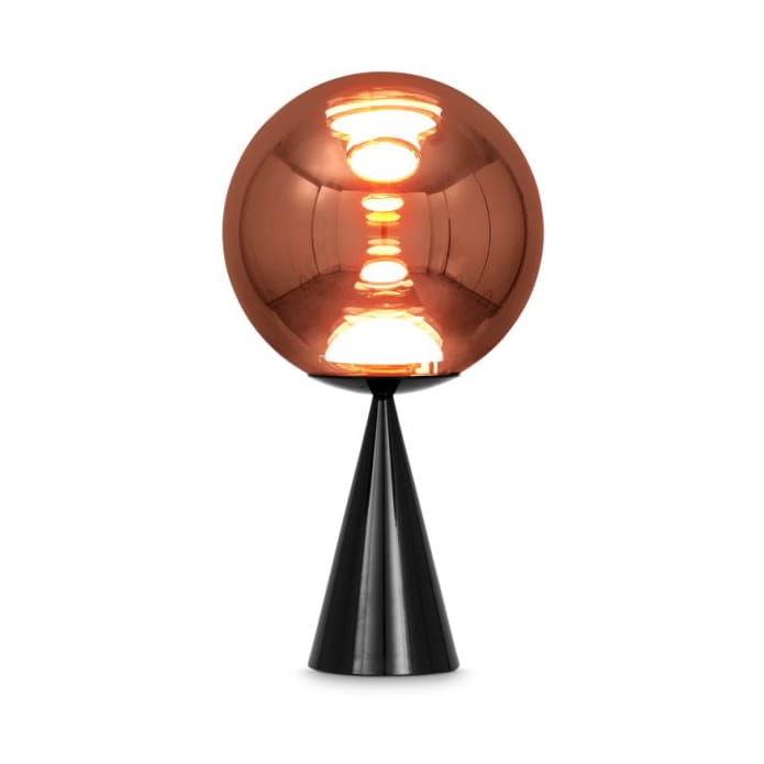 Globe fat Tischleuchte LED 46,5 cm, Copper Tom Dixon