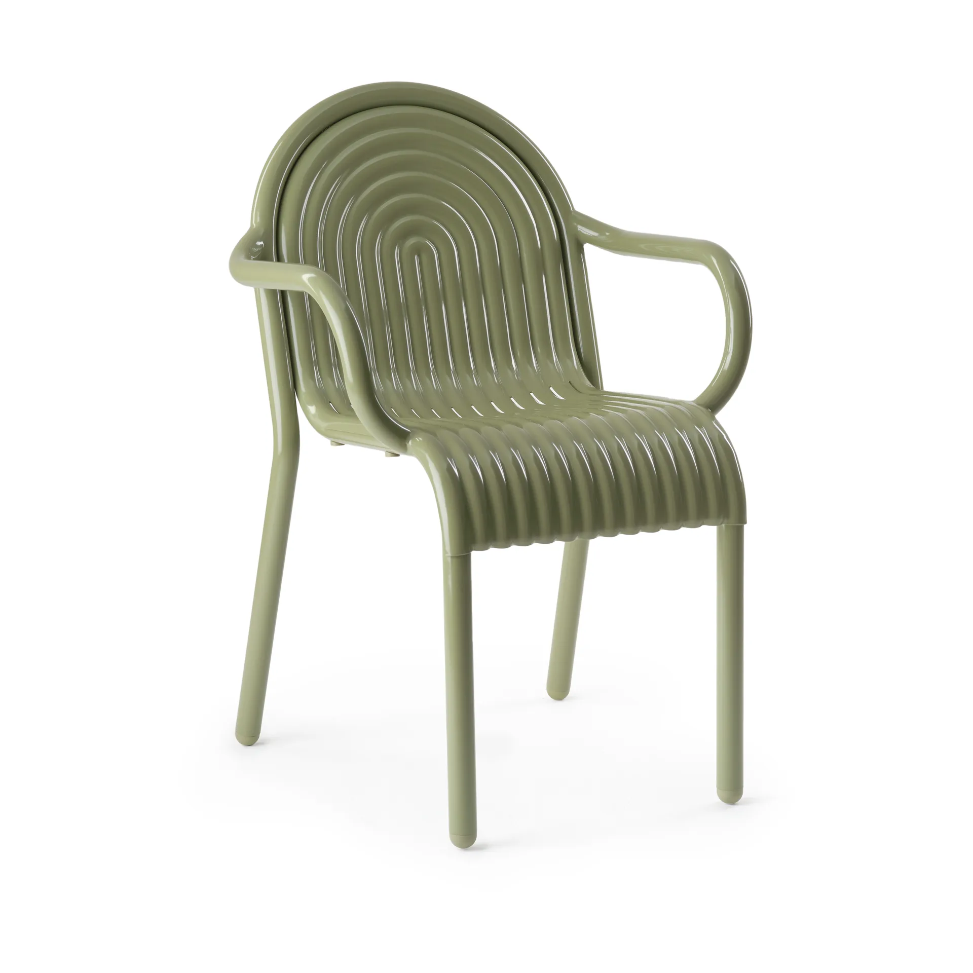 Groove Armlehnstuhl, Moss Tom Dixon