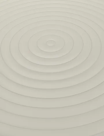 Groove Café-Tisch rund - Putty, Ø70 cm - Tom Dixon