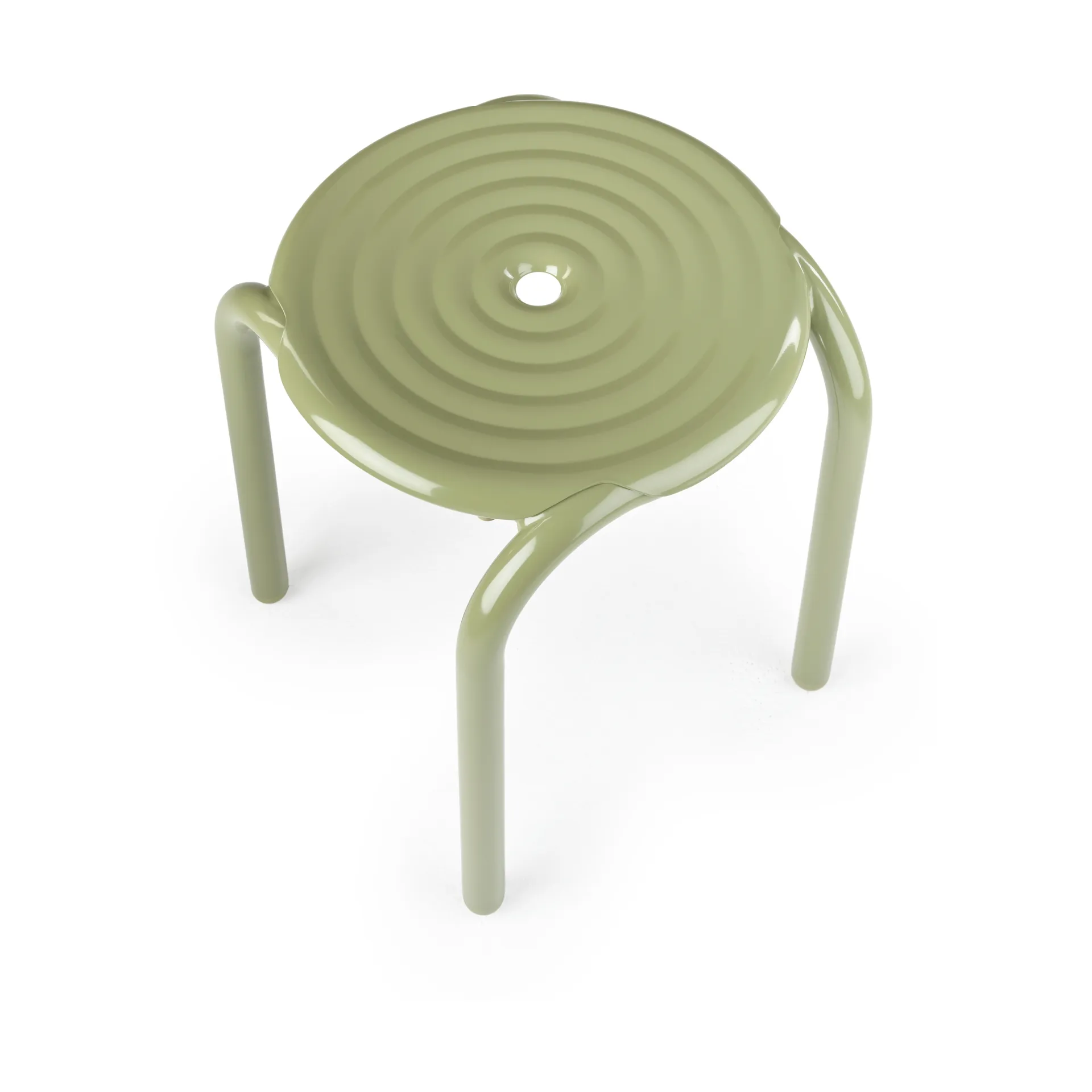 Groove Hocker 45 cm, Moss Tom Dixon